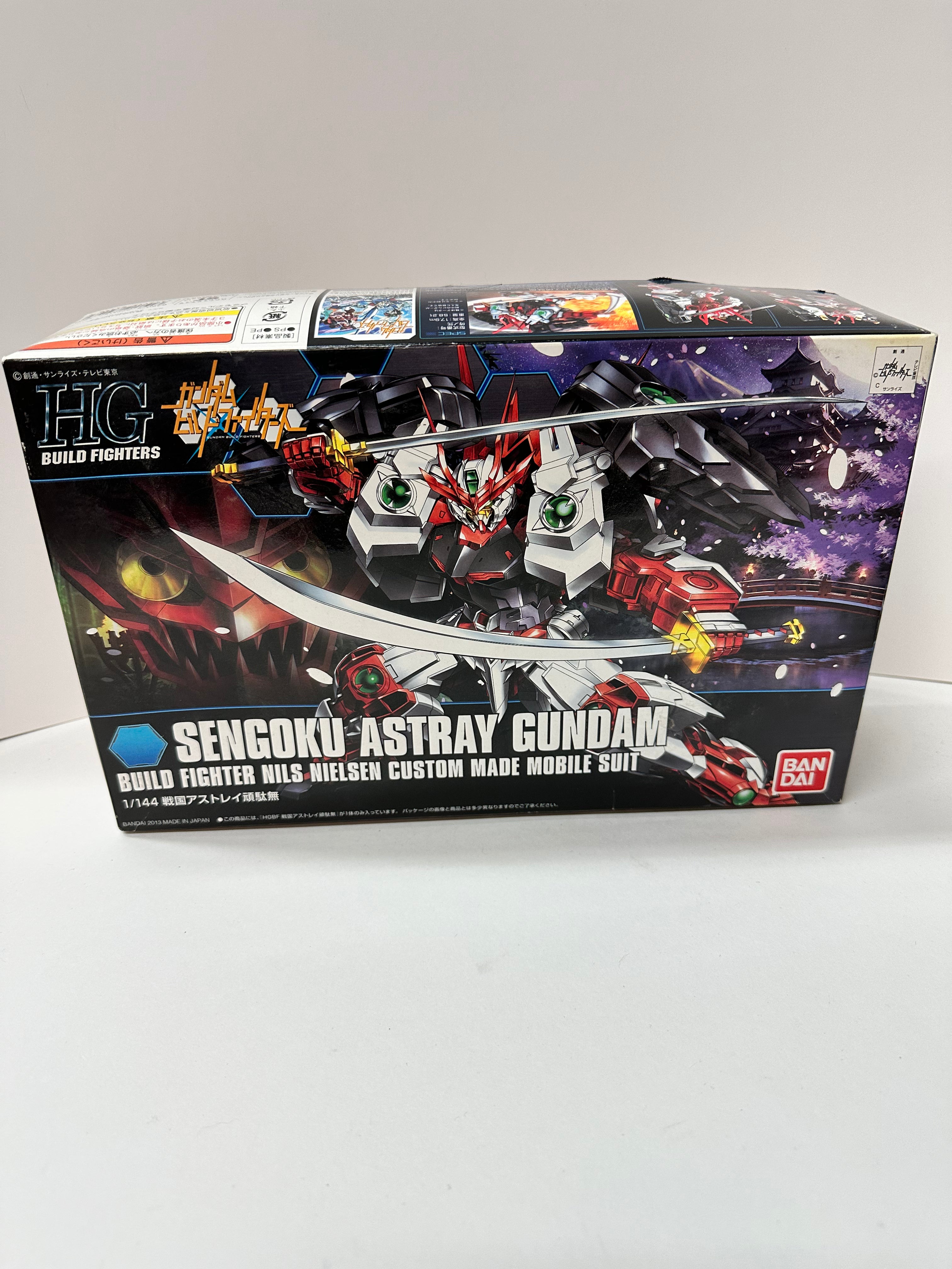 Bandai HGBF 1/144 Sengoku Astray Gundam Plastic Model Kit - Nils Nielsen Version | Perfect for Gundam Collectors & Model Builders | Display, Customization & Anime Decor