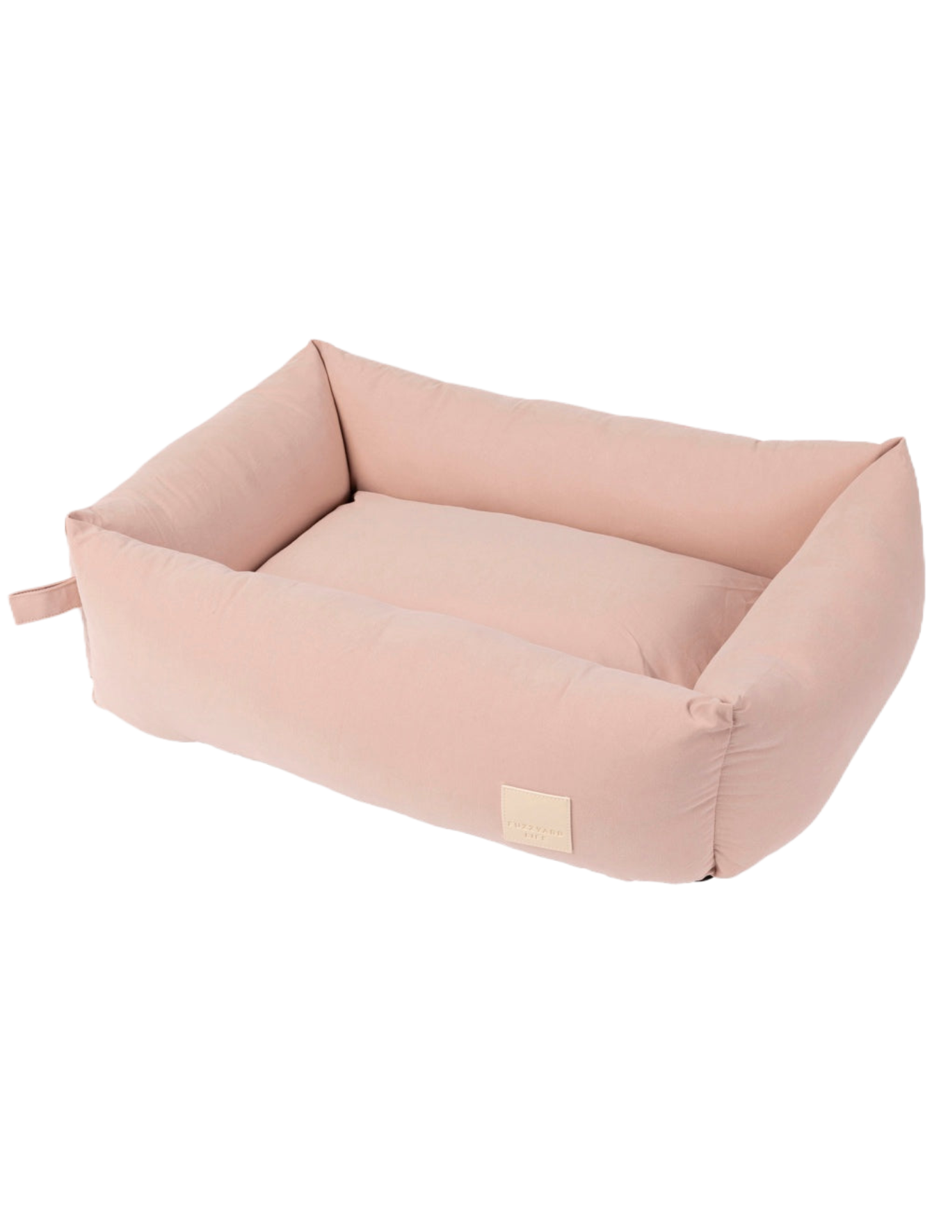 Fuzzyard Life Soft Plush Dog Bed - Cozy Blush Pink Pet Bed for Small & Medium Dogs - Perfect for Crates, Kennels & Home Use