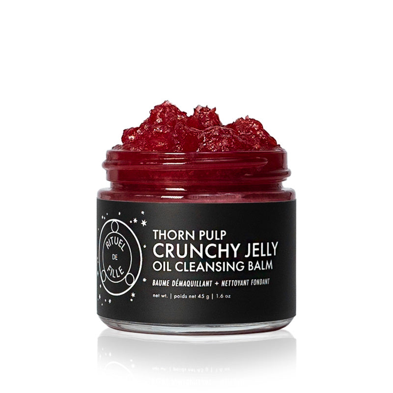 Rituel De Fille Thorn Pulp Crunchy Jelly Oil Cleansing Balm - Organic Makeup Remover & Deep Cleanser for Sensitive Skin | Perfect for Daily Skincare Routine & Travel Essentials