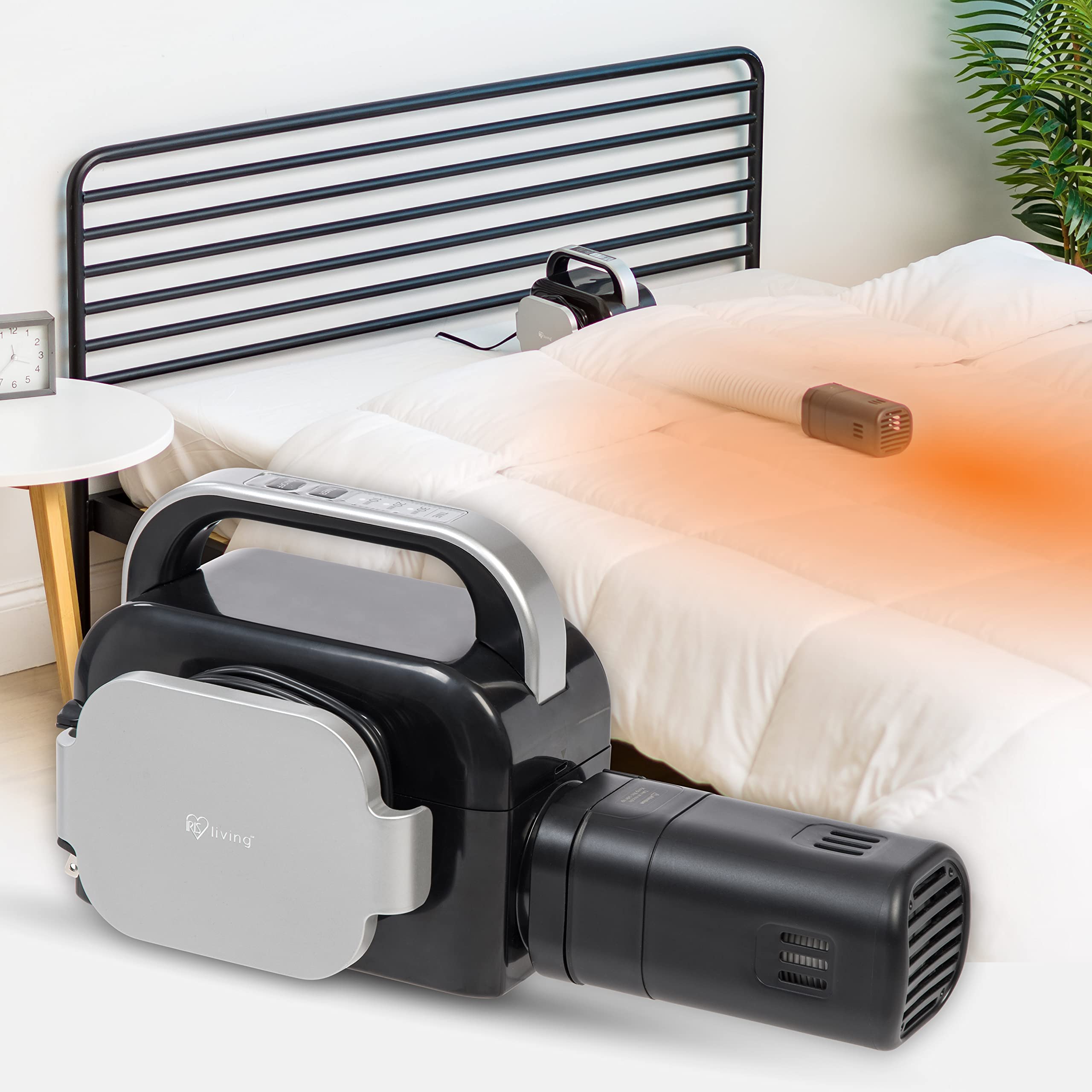 IRIS USA BW-C1 Portable Blanket Warmer - Fast Heating Electric Blanket Warmer for Bed & Couch with Shoe Dryer Attachment | Perfect for Cold Nights, Cozy Home & Winter Comfort