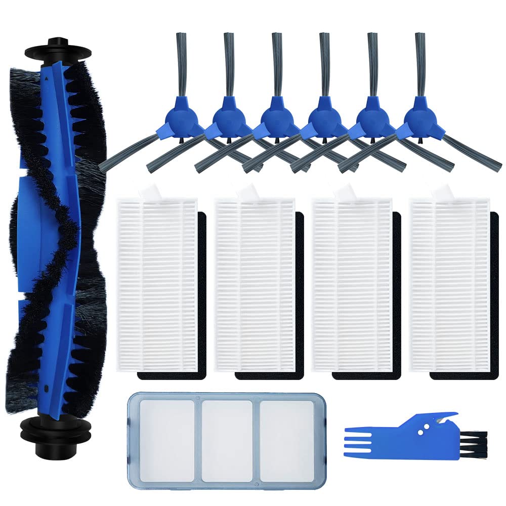 Original: Replacement Parts for eufy robovac 11S, 12, 15T, 15C, 25C, 30, 30C, 35C Slim Carpet Robotic Vacuum Cleaner Hepa Filter Pre-filter Roller Brush Spin Side Brushes Attachment (with Pre-Filter)    Optimized: Genuine eufy RoboVac 11S/12/15T/15C/25C/30/30C/35C Replacement Parts Kit – HEPA Filter, Pre-Filter, Roller Brush, Side Brushes – Compatible with Slim Carpet Robot Vacuums – Perfect for Home Cleaning & Maintenance