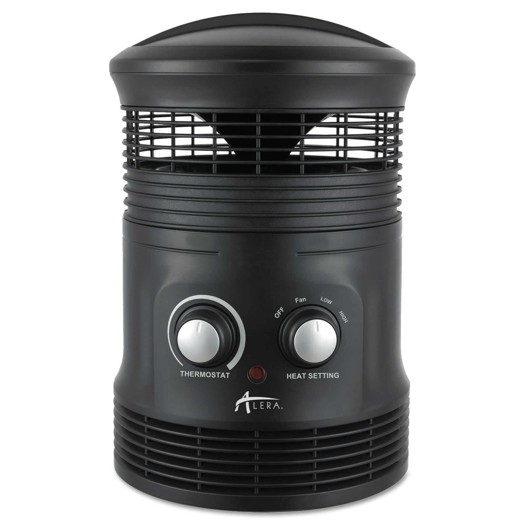 Alera® 360 Degree Circular Fan Forced Heater - 750W Portable Space Heater, 8