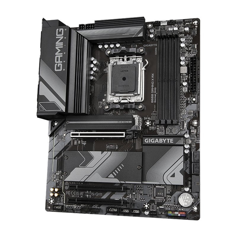 Gigabyte B650 GAMING X AX AM5 ATX Motherboard - AMD Ryzen 7000 Ready, DDR5, PCIe 4.0, WiFi 6, 2.5GbE - Perfect for Gaming PC Builds & High-Performance Workstations
