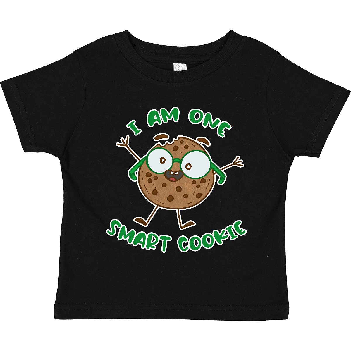 Inktastic I Am 1 Smart Cookie Toddler T-Shirt - Cute Birthday Outfit for 1 Year Old Boys & Girls | Perfect for Birthday Parties, Photo Shoots & Everyday Wear