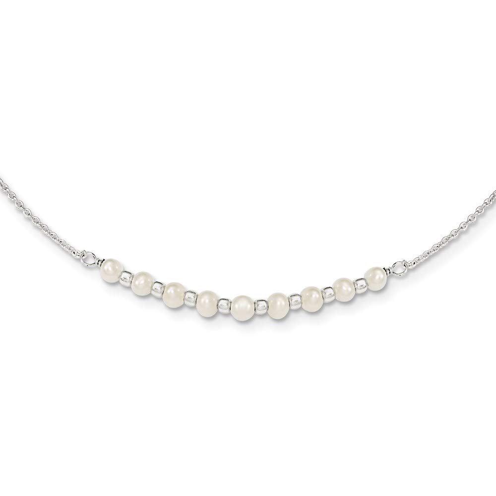 Ryan Jonathan Sterling Silver Freshwater Pearl Necklace - 16.5