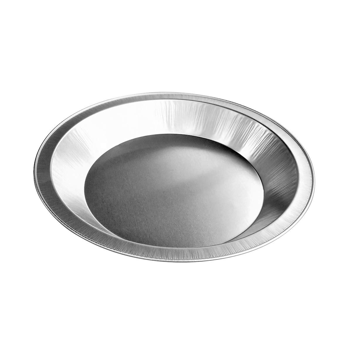 Heavy Duty 9.5 Inch Deep Aluminum Pie Pans - Reusable & Disposable Baking Tins (50 Pack) - Perfect for Homemade Pies, Quiches, and Party Desserts