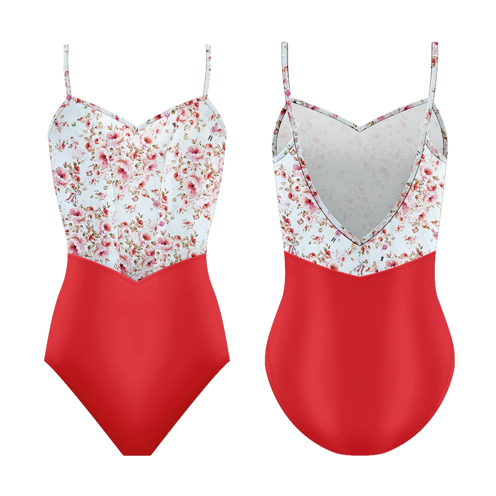 Demi Jardin Girls Ballet Nutcracker Leotard - Stretchable Dancewear for Ballet, Recital & Performance - Perfect for Christmas Shows & Holiday Performances