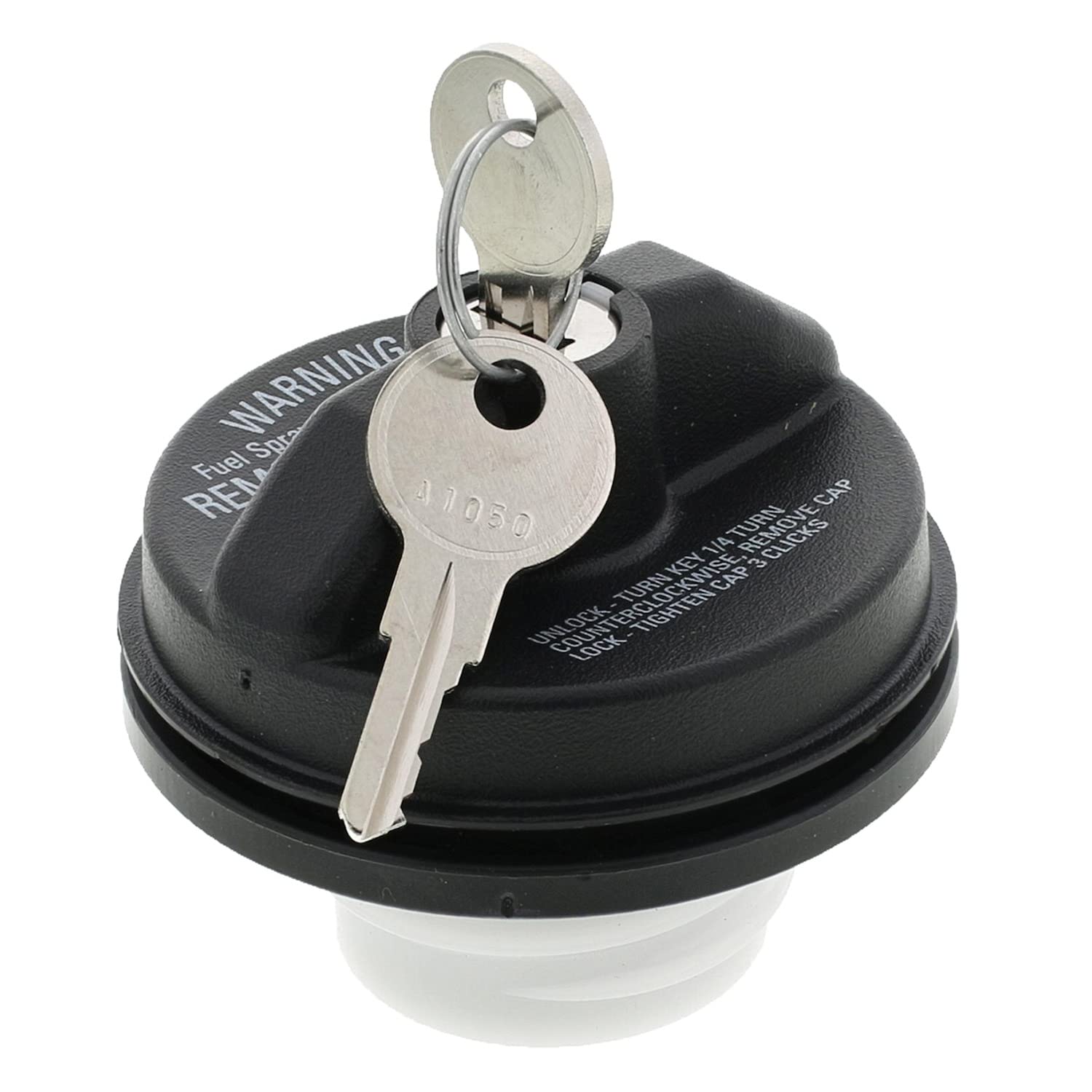 Stant Regular Keyed Alike Fuel Cap - Black - Universal Replacement Gas Tank Cap for Cars, Trucks & SUVs - Durable & Secure Locking Design for Fuel Safety