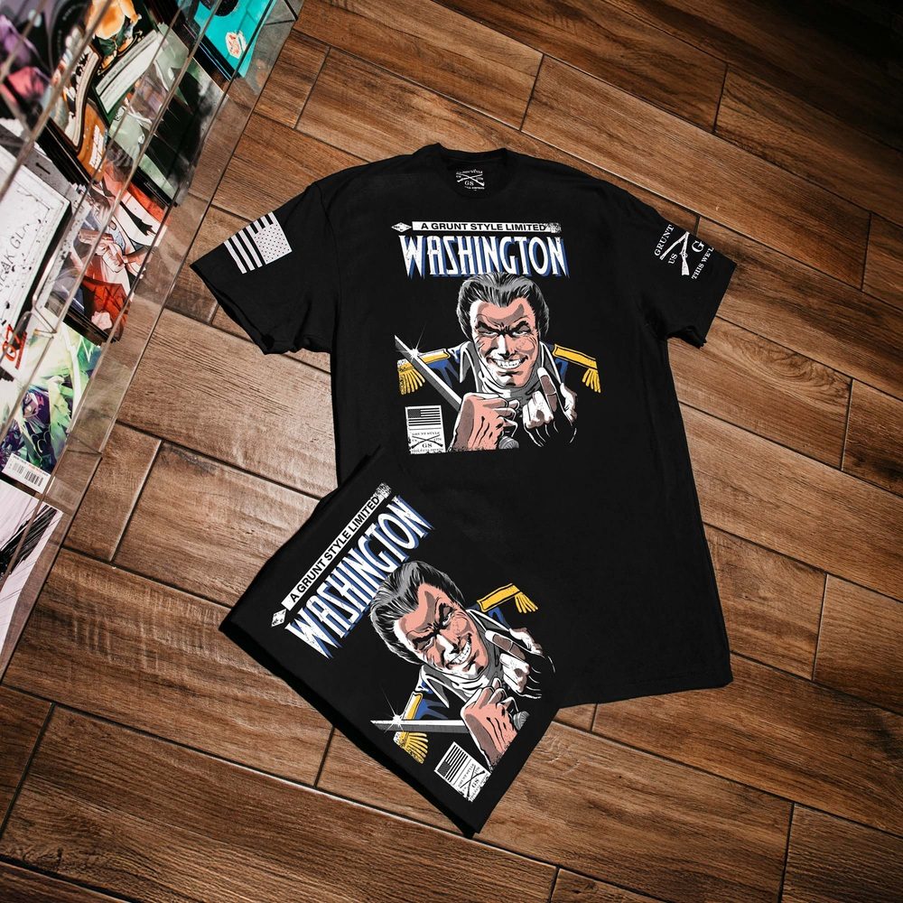 Washington Edition T-Shirt for Men & Women - Premium Black Cotton Tee - Casual Wear & Gift Idea for Travel Lovers