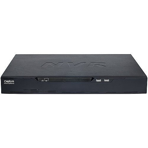 Capture Advance R2 NVR8C2TB 8 Channel PoE NVR with 2TB HDD - NDAA Compliant Security System for Home & Business Surveillance