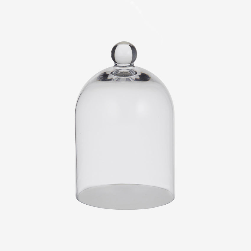 David Shaw | St Claire Candle Dome Cloche - Elegant Glass Hurricane Candle Holder for Home Decor, Weddings & Romantic Ambiance