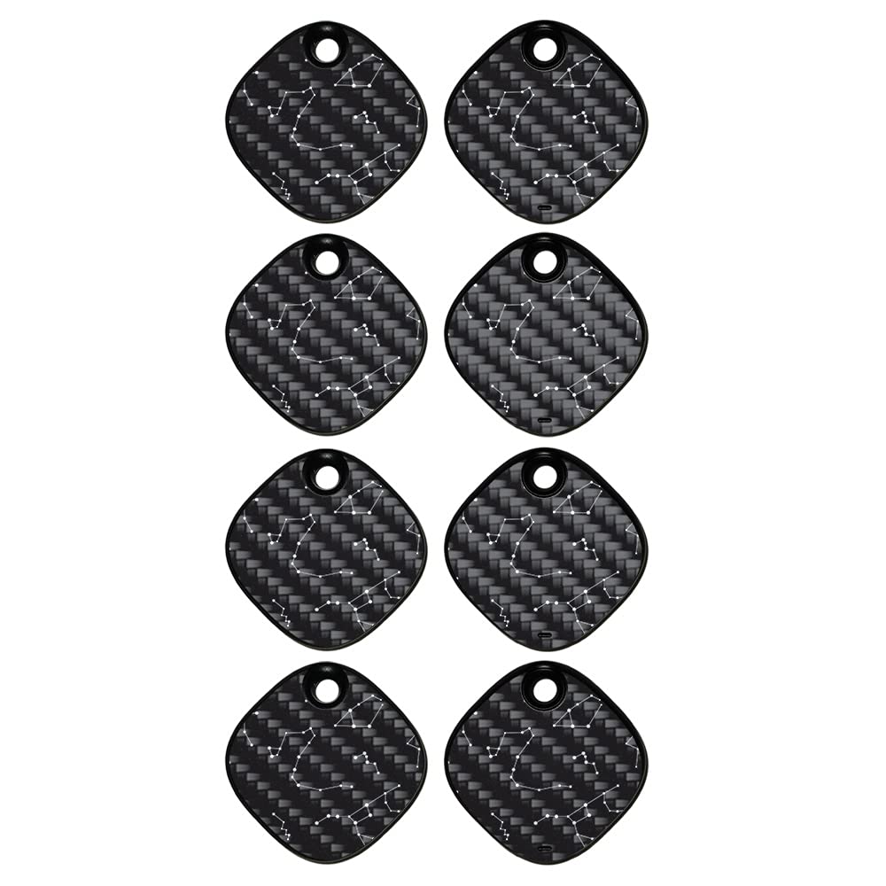 Premium Carbon Fiber Skin for Samsung Galaxy SmartTag (4 Pack) - Constellations Design | Durable, Protective Cover with Textured Finish | Easy to Apply | Made in USA | Perfect for Travel, Keychains & Luggage Tracking