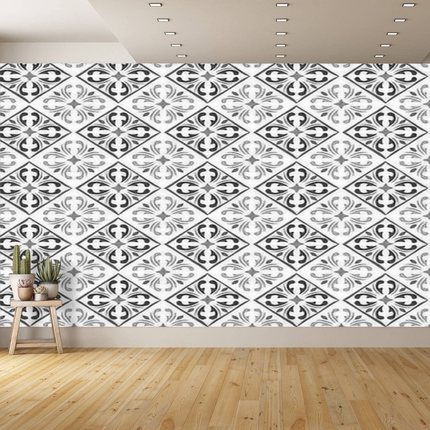Removable Peel and Stick Wallpaper - Modern Self-Adhesive Wall Decal for Bedroom, Kitchen, Bathroom | Seamless Black & White Textured Canvas for Home Decor | Perfect for Accent Walls, Nursery, Office & Rental Spaces