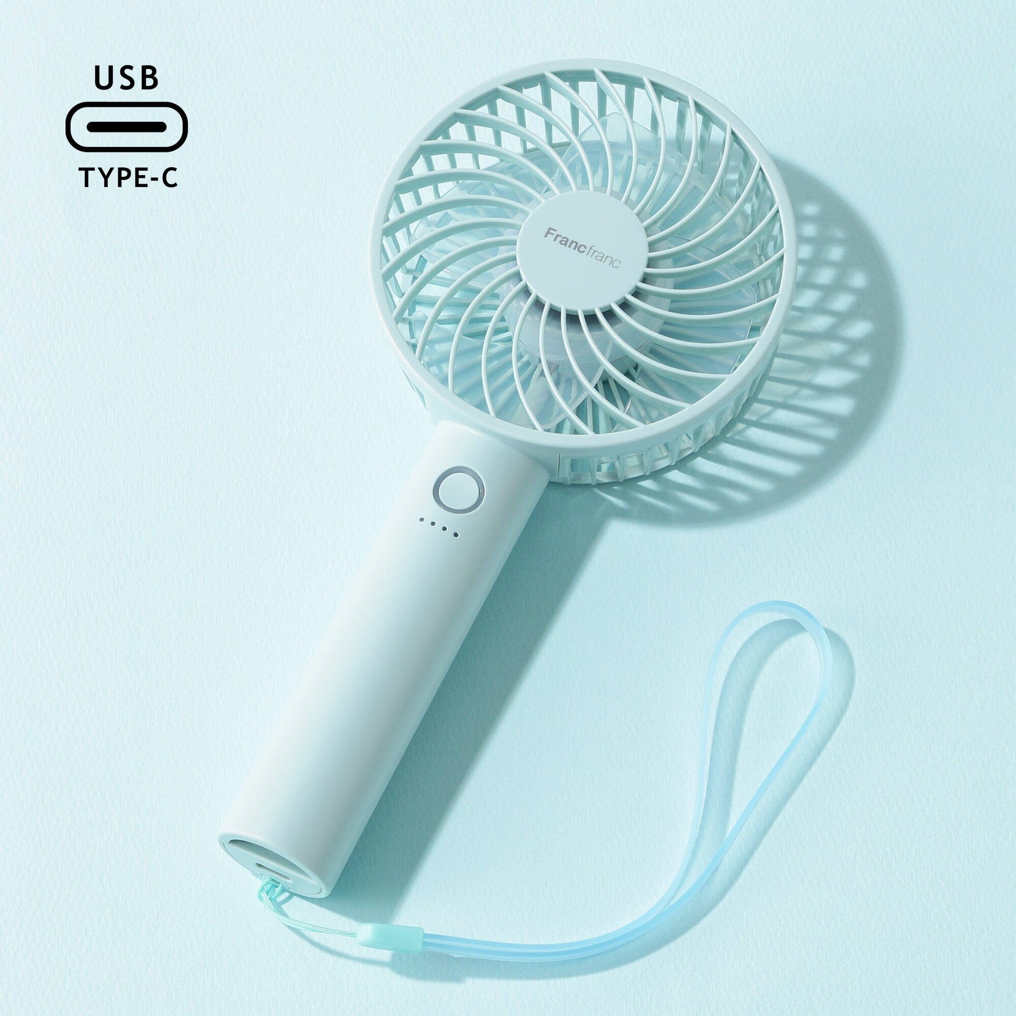 Portable Mini Handheld Fan - Mint Green Personal Cooling Fan for Outdoor, Travel, Office & Home Use