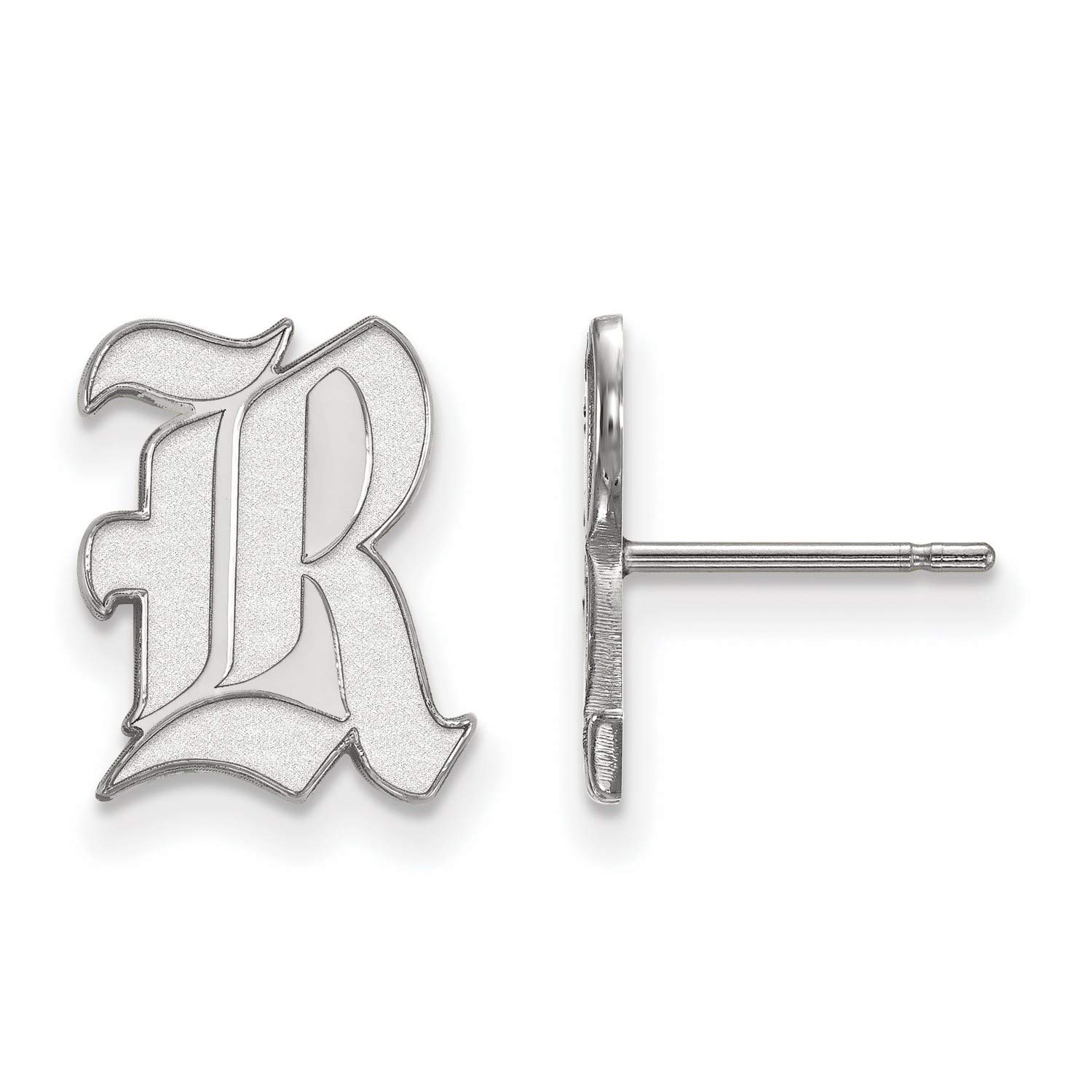 Rice University Owls Sterling Silver Post Earrings 12x10mm - Perfect for School Spirit, Graduation Gifts & Alumni Pride