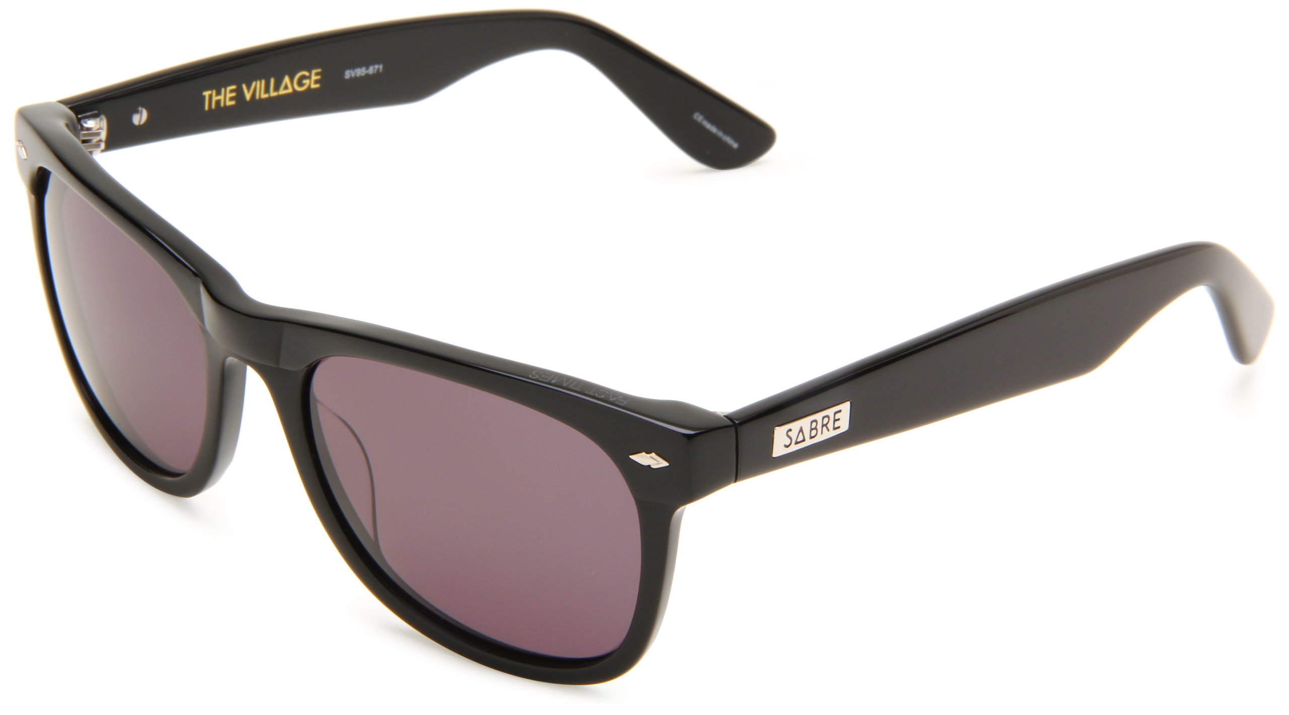 Sabre The Village Wayfarer Sunglasses - Polarized UV Protection for Men & Women - Stylish Retro Aviator Shades for Travel, Driving, and Outdoor Adventures