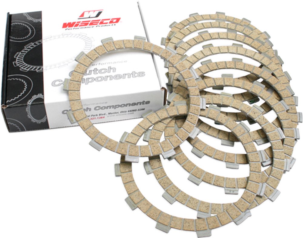 Wiseco WPPF067 High-Performance Clutch Plate Kit - 9-Fiber Plate Replacement for Motorcycles & ATVs - Perfect for Off-Road Racing & Heavy-Duty Use