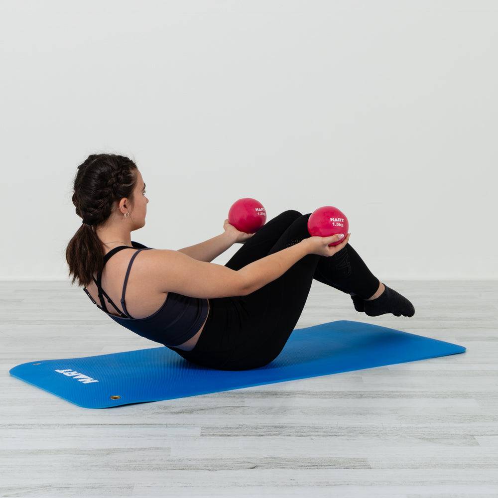 HART Soft Touch Weight Balls - 3LB/5LB/8LB Set for Strength Training, Home Gym, Physical Therapy & Rehabilitation - Perfect for Fitness, Yoga, and Workout Accessories