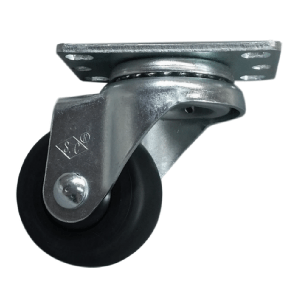 2 1/2 x 1 1/4 Inch Heavy Duty Thermo Pro Wheel Swivel Caster - 250 lbs Capacity - Industrial Casters for Furniture, Carts, and Equipment - Smooth Rolling for Warehouses, Workshops, and Home Use