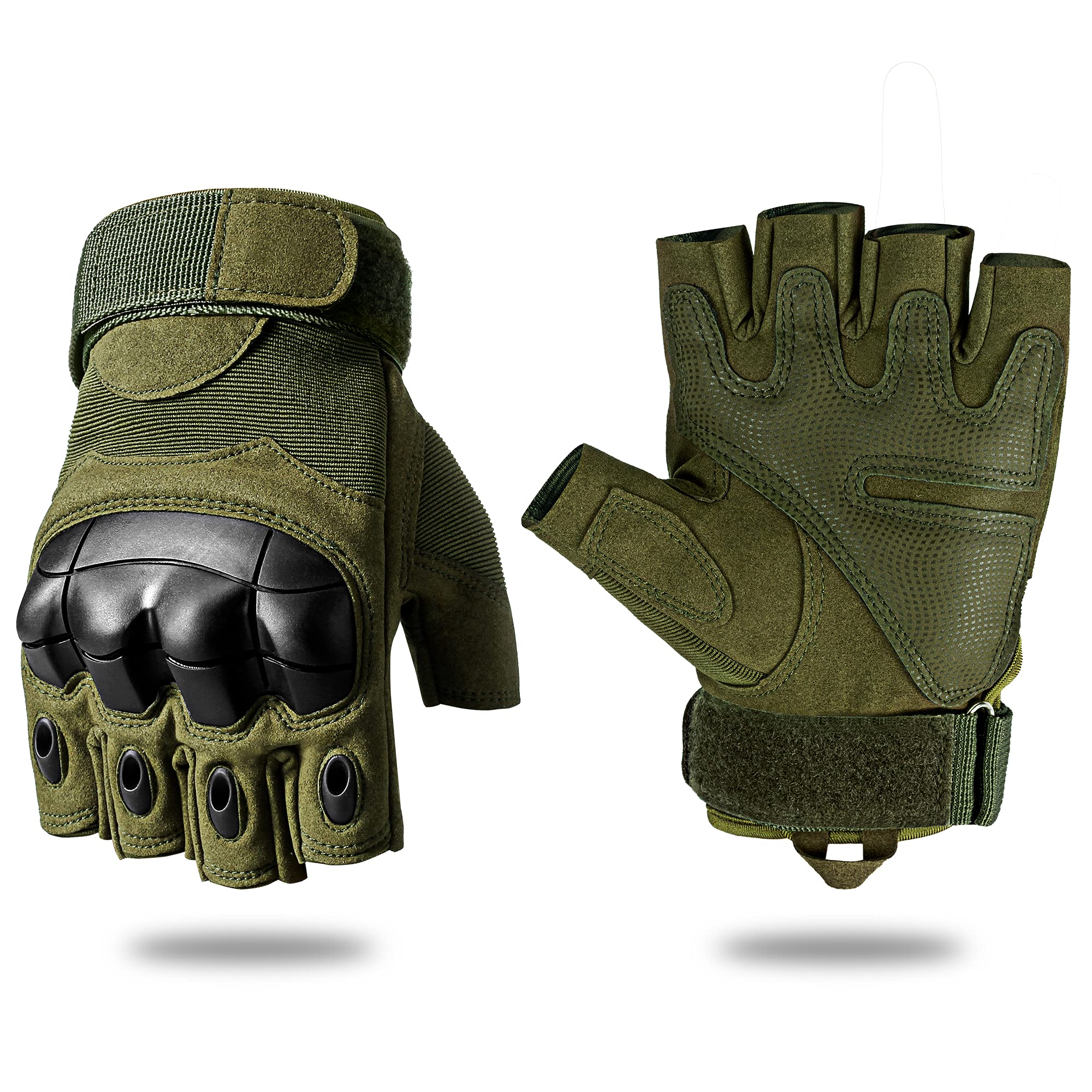 Tactical Gloves for Men & Women - Fingerless Outdoor Gloves for Riding, Cycling, Motorcycle, Paintball & Driving | Durable & Breathable for Sports & Work