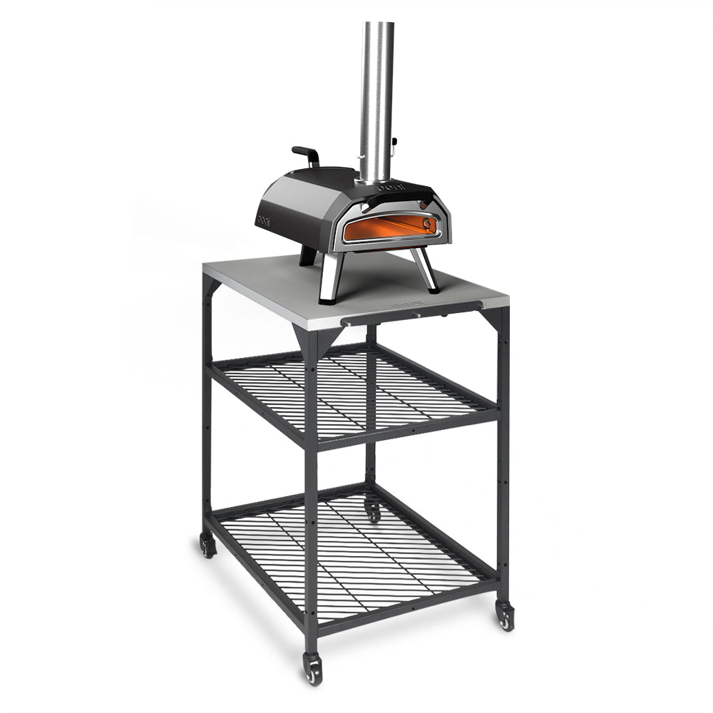 Ooni Modular Table Medium - Premium Outdoor Pizza Prep & Serving Station for Backyard, Patio & Camping