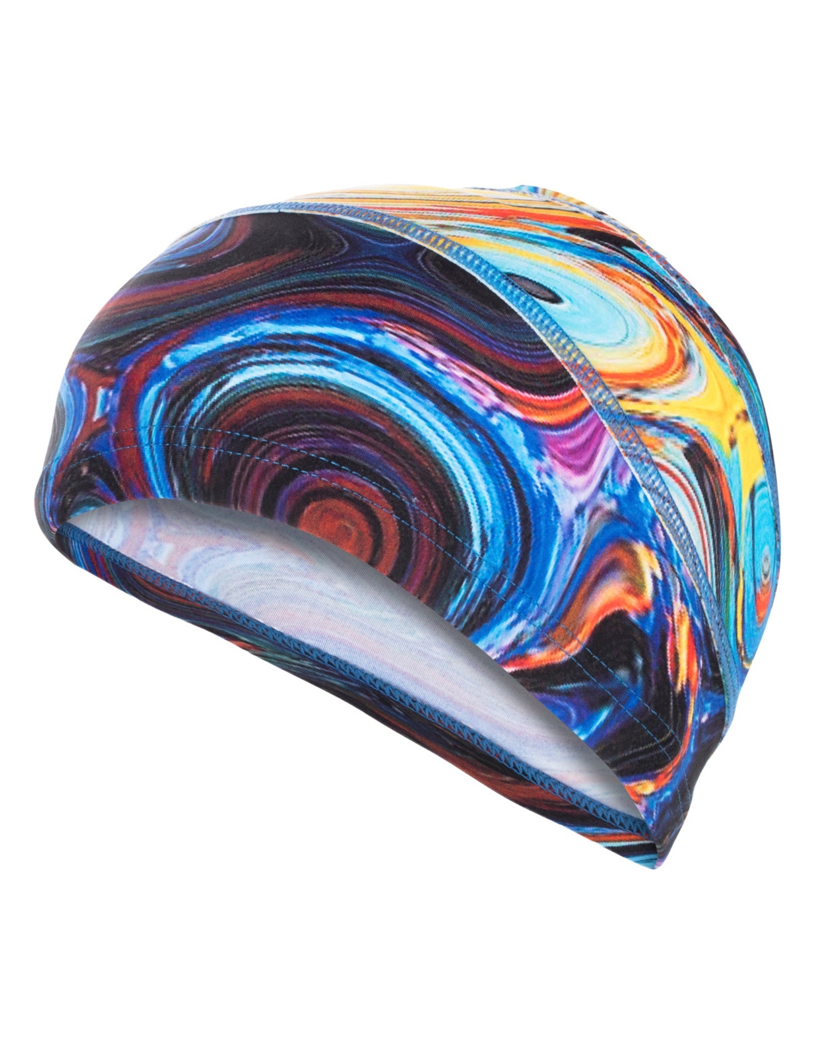 Premium Adult Fabric Swim Cap - Multi Color for Swimming, Water Aerobics & Pool Workouts