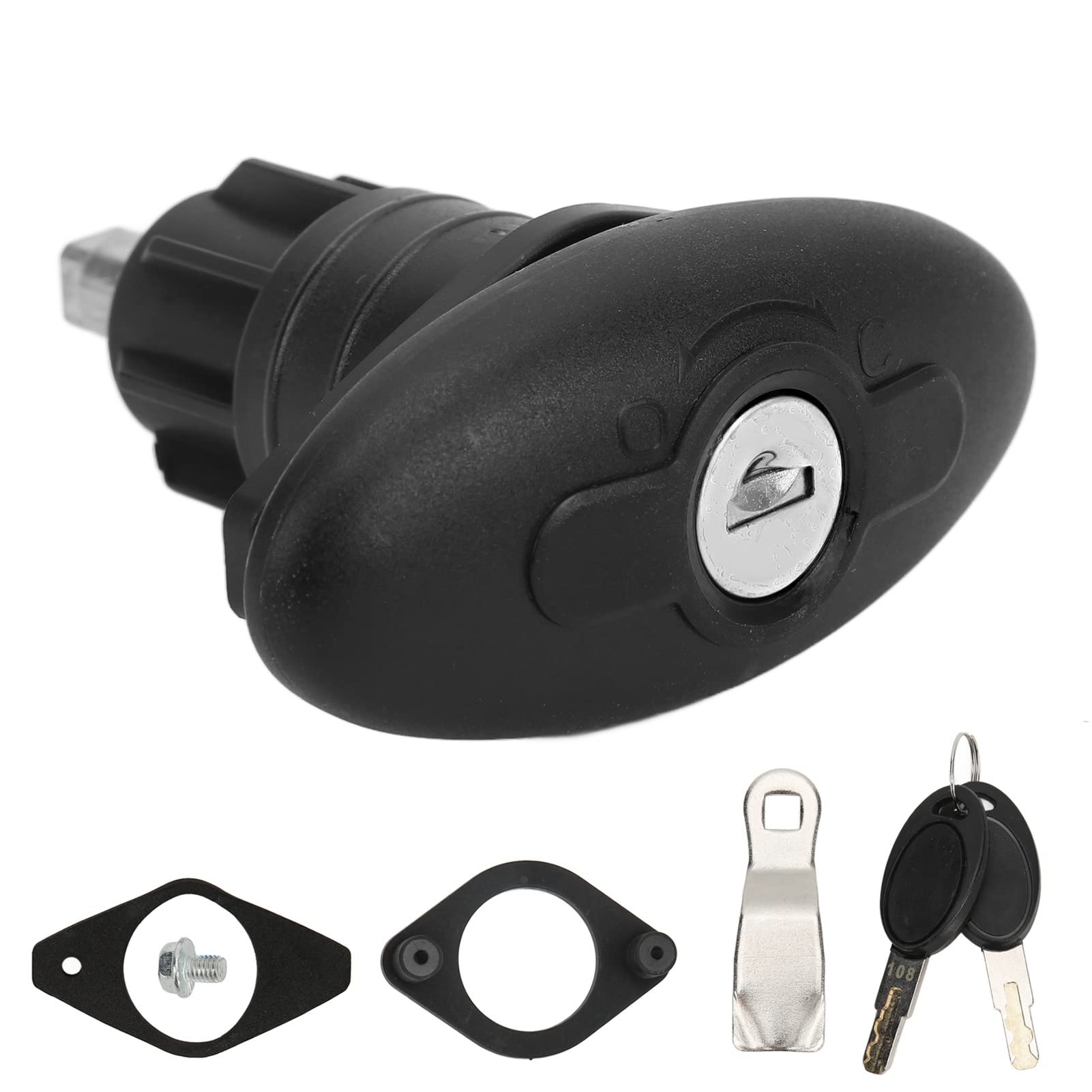 30mm Zinc Alloy RV Trailer Door Lock - Heavy Duty Rotary Compression Lock for Secure Cabin Doors on Campers, Trailers & Yachts | Perfect for Travel Trailers, Motorhomes & Marine Applications