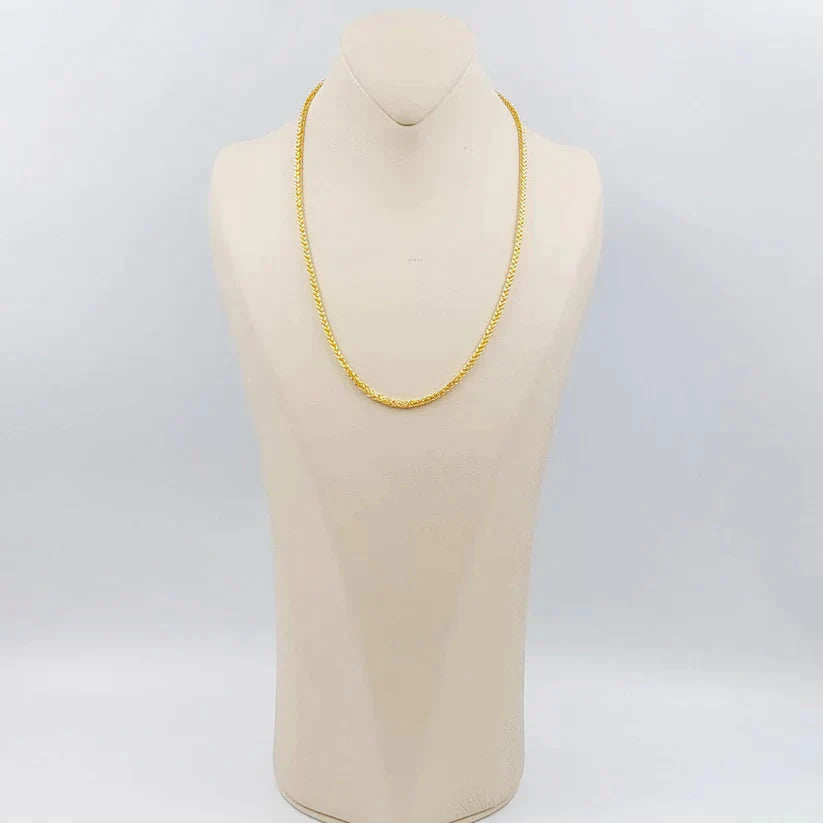 50cm Franco Medium Thickness Chain Necklace for Women - Stainless Steel Dainty Layering Jewelry - Perfect for Everyday Wear, Gift Giving & Special Occasions