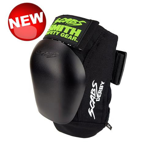 Smith Scabs Knee Pads for Roller Derby - Black Protective Gear for Skating, Volleyball & Extreme Sports