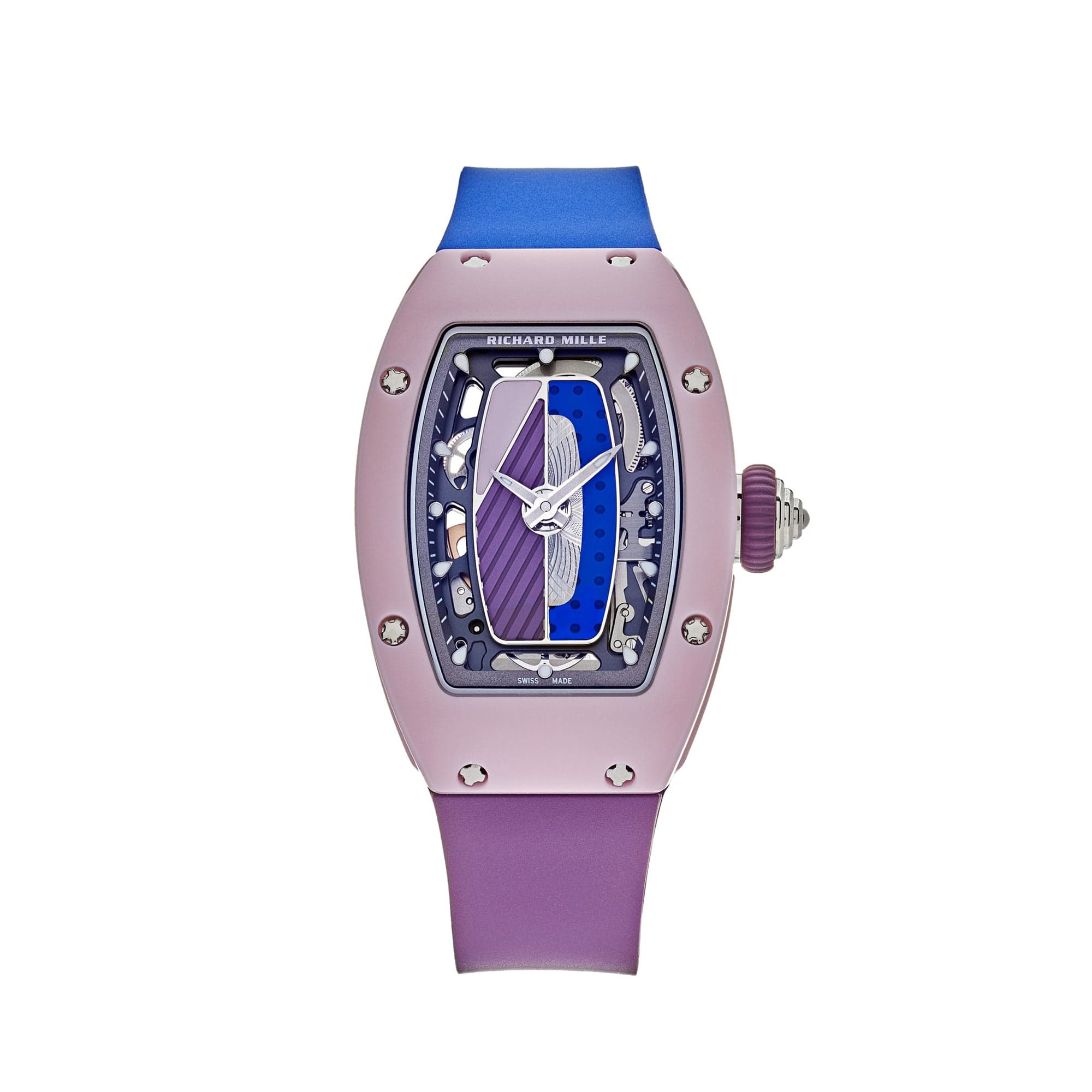 Richard Mille RM 07-01 Ladies Watch - Limited Edition Pastel Pink Ceramic Case - Luxury Women's Timepiece for Special Occasions & High-End Fashion