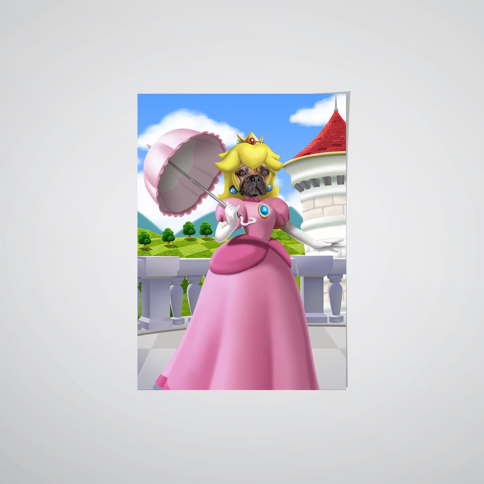 Custom Pet Poster - Turn Your Pet into a Video Game Princess - Perfect for Pet Lovers & Gaming Enthusiasts - Great for Home Decor, Gifts & Social Media Posts