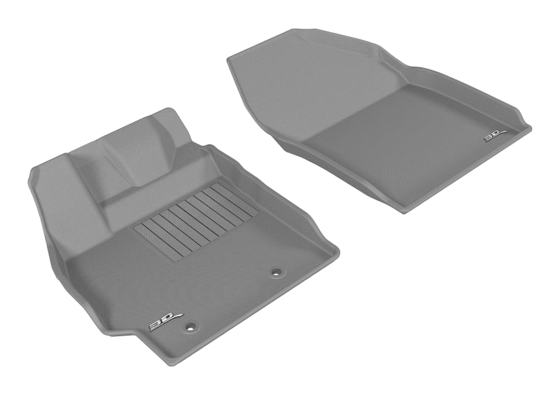 3D MAXpider Custom Fit Floor Mats for 2013-2015 Scion XB Kagu - 1st Row All-Weather Car Floor Liners (Gray) | Durable, Non-Slip Protection for Daily Commutes & Road Trips