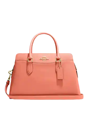 Coach Darcie Carryall Handbag for Women - Genuine Leather Crossbody Purse with Shoulder Strap, Fashionable & Spacious Designer Tote - Perfect for Work, Travel & Everyday Use