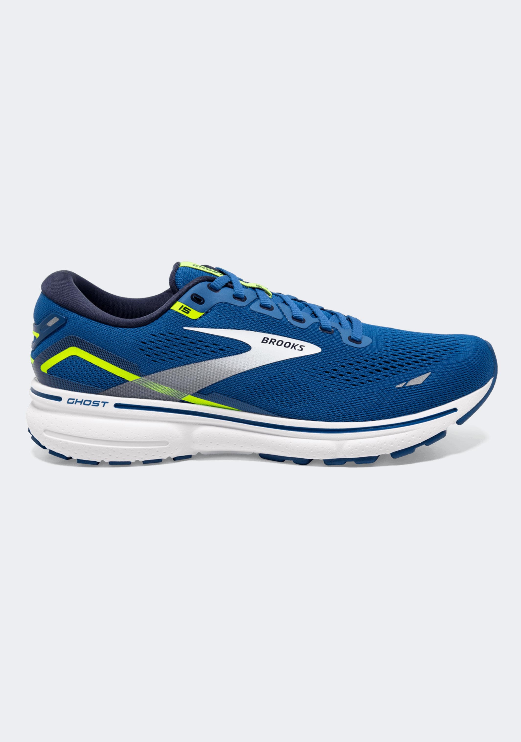 Brooks Men's Ghost 15 Running Shoes - Lightweight Cushioned Sneakers for Men with DNA LOFT Midsole | Perfect for Jogging, Gym Workouts & Daily Walking