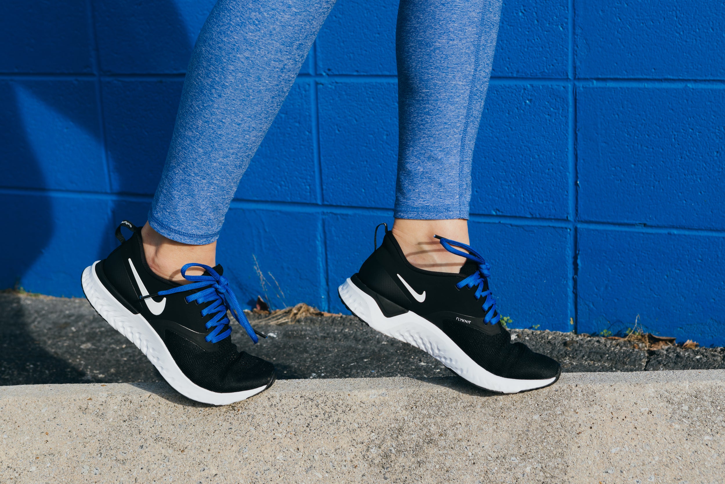 Premium Solid Blue Athletic Sneaker Laces - Durable & Non-Slip Shoelaces for Running, Gym & Sports Shoes - Perfect for Jogging, Workouts & Casual Wear