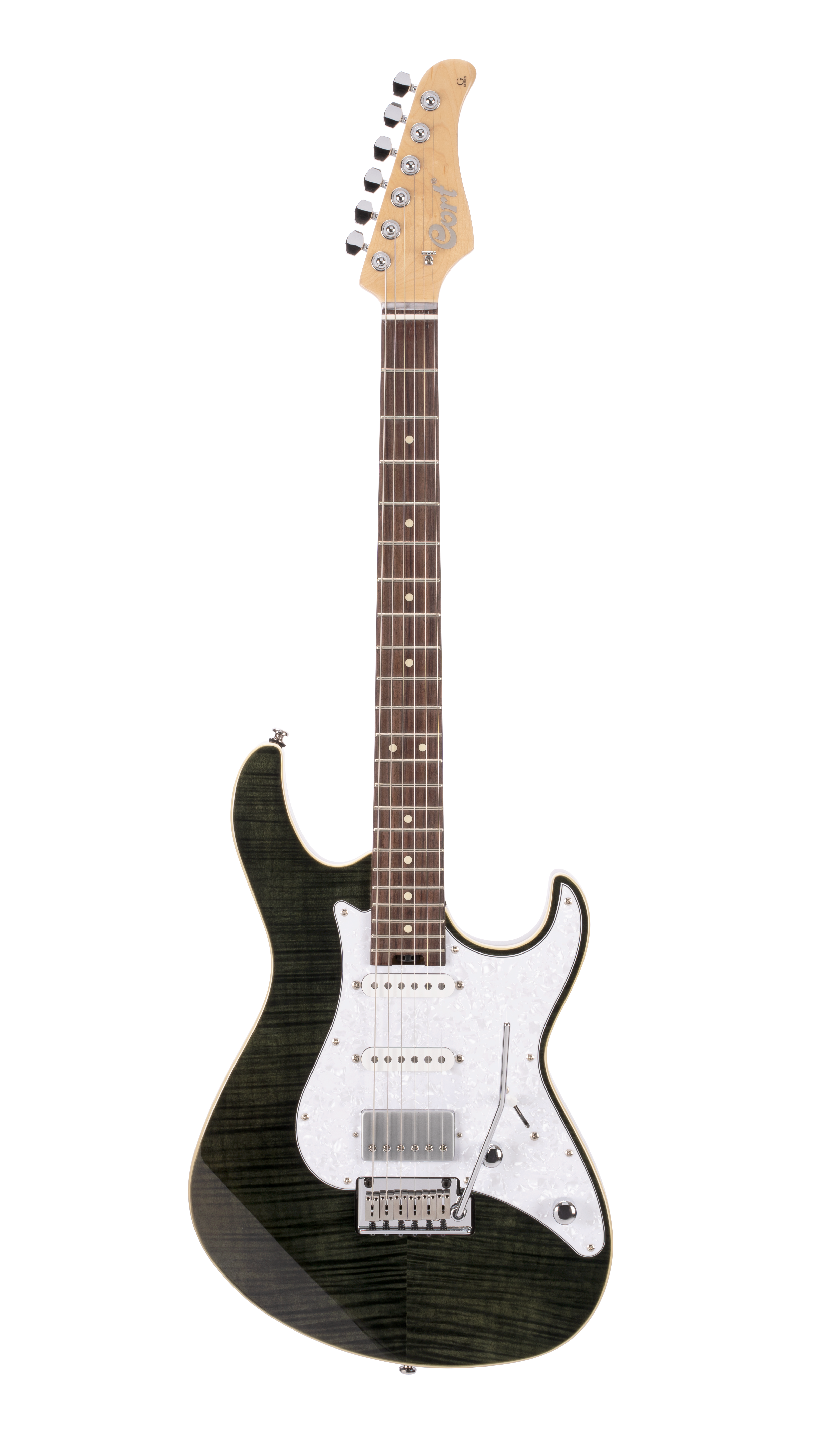 Cort G280 SELECT TBK Electric Guitar - Transparent Black Finish | Professional Grade for Rock, Blues & Live Performances