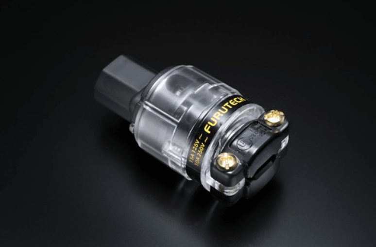 Furutech FI-11 (Cu) High Performance Power IEC Connector - Unplated Pure Copper for Audiophile & Home Theater Systems
