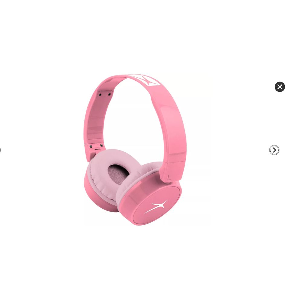 Altec Lansing MZX250 Wireless Bluetooth Headphones for Kids - Pink Color, Lightweight & Comfortable, Perfect for School, Travel, and Online Learning