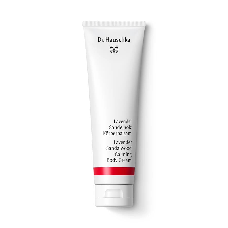 Dr. Hauschka Lavender Sandalwood Calming Body Cream - Organic Moisturizer for Dry, Sensitive Skin | Relaxing Aromatherapy for Stress Relief & Better Sleep