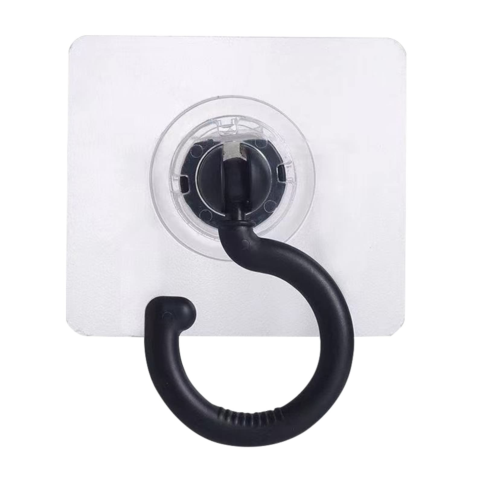 360° Rotating Heavy Duty Sticky Hooks - Strong Adhesive Wall Hangers for Hanging Coats, Keys, Towels & More - Perfect for Bathroom, Kitchen, Bedroom & Office Organization