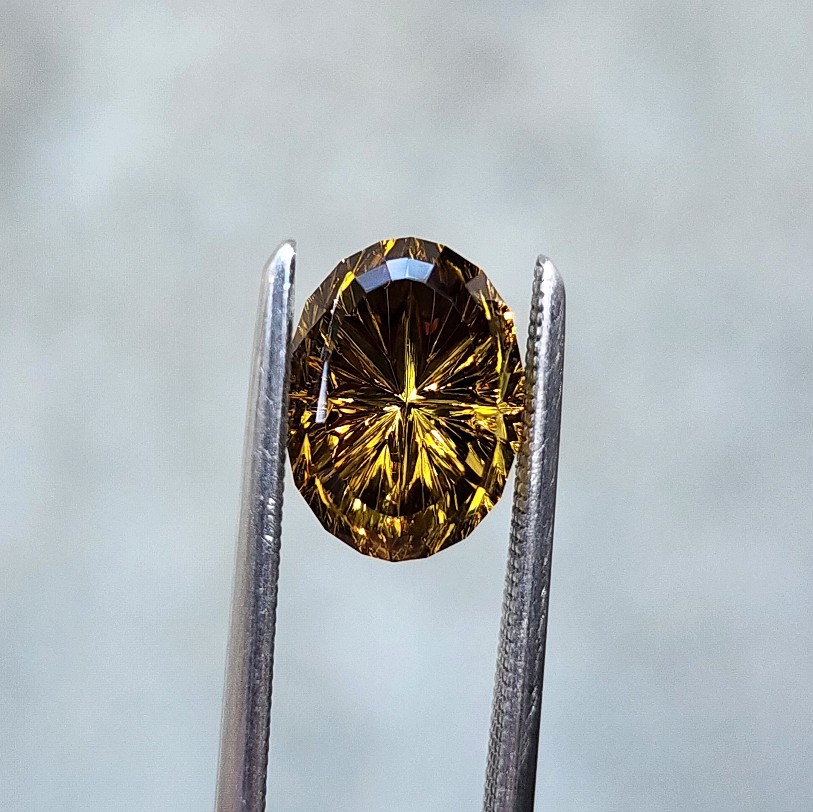 2.79ct Natural Oval Mali Garnet Gemstone - StarBrite Cut by John Dyer | Unique Engagement Ring, Fine Jewelry & Collector's Stone