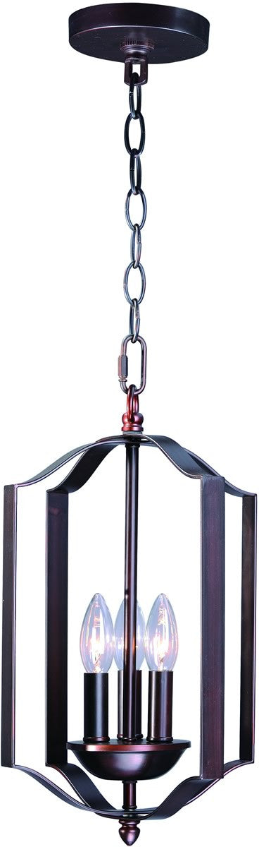 10W Provident 3-Light Chandelier in Oil Rubbed Bronze Finish - Perfect for Dining Room, Bedroom, or Entryway Lighting