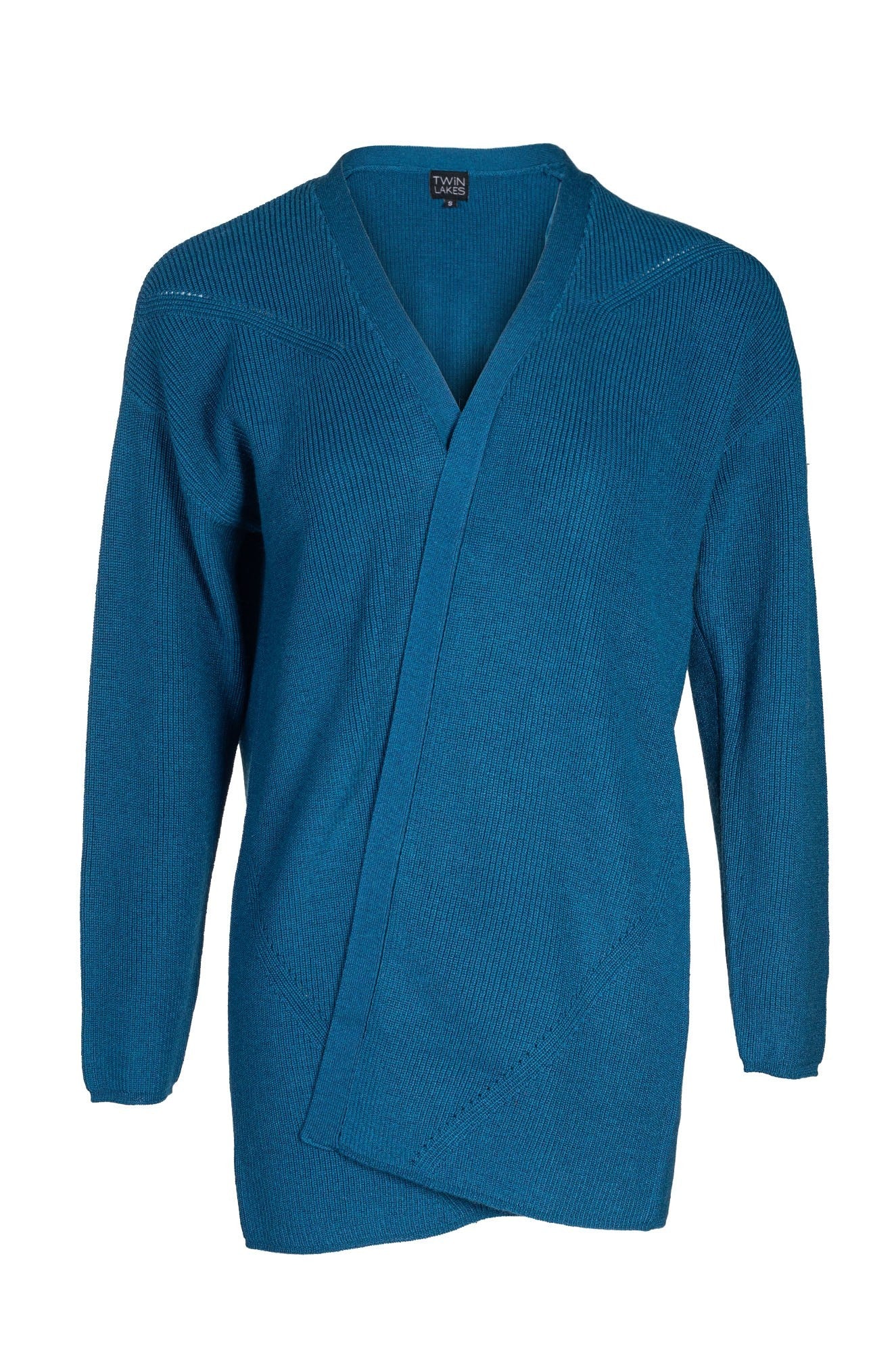 LAGOON Women's Knit Cardigan Sweater - Soft & Cozy Long Sleeve Open Front Cardigan (Color: 6331B1) - Perfect for Office, Casual Wear & Fall Layering