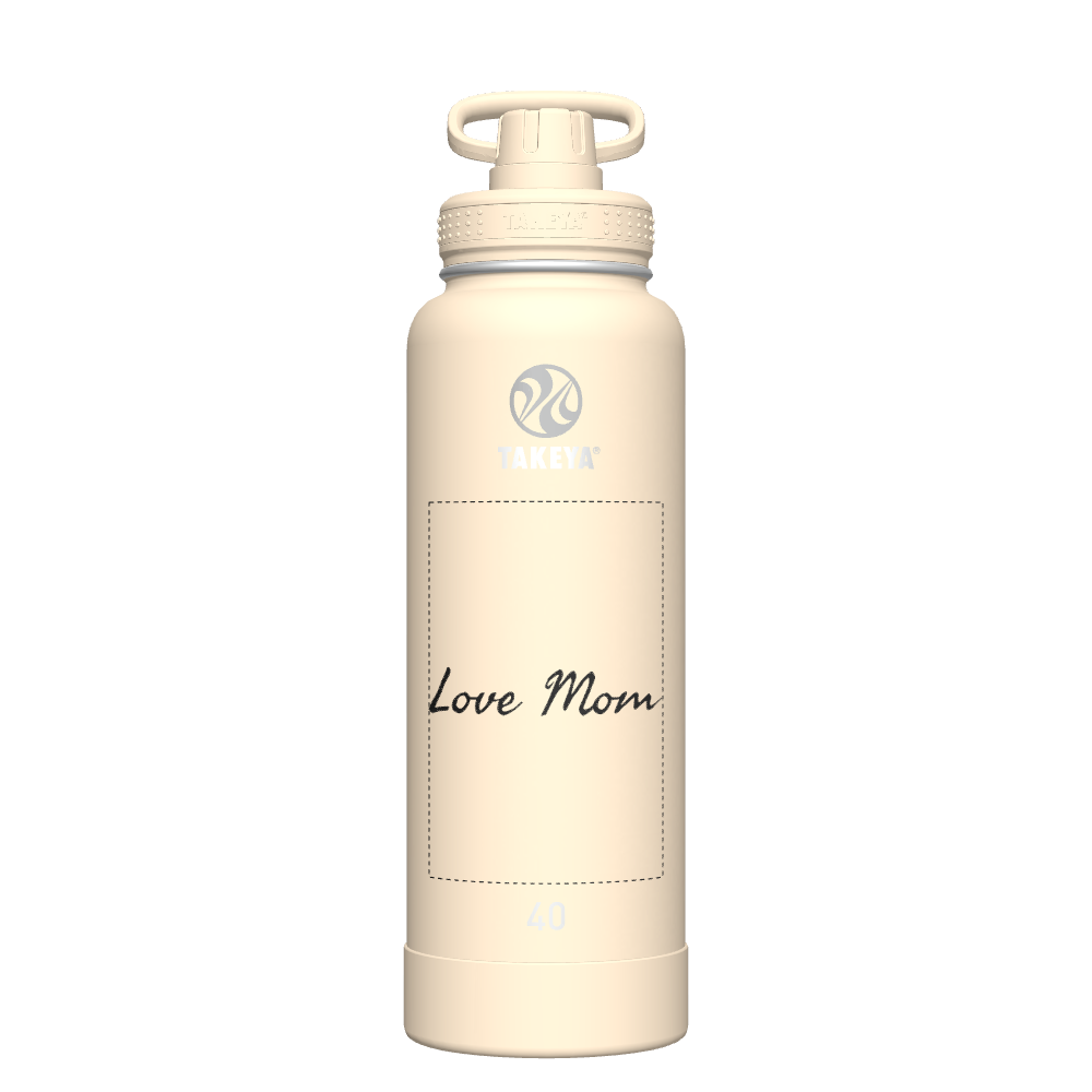 40oz Leak-Proof Bottle Spout Lid for Oat Milk - Customizable & BPA-Free - Perfect for Smoothies, Coffee, and On-the-Go Drinks