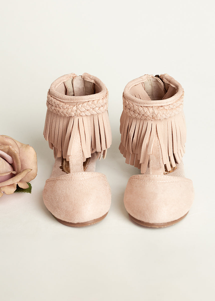 Fennah Flat Shoes for Women - Comfortable Rose Tan Ballet Flats | Perfect for Work, Casual Outfits & Everyday Wear