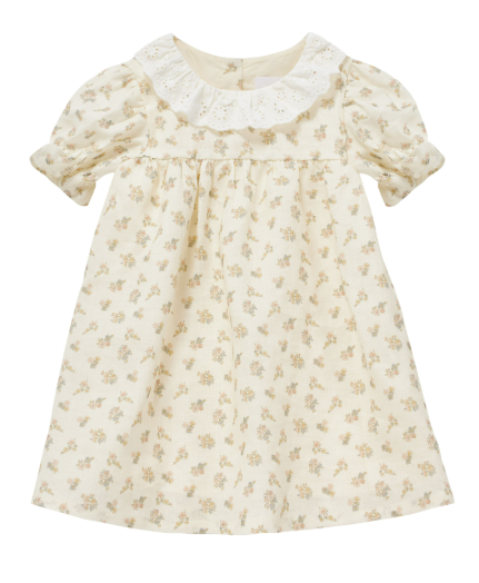 CERA UNA VOLTA Frankie Baby Dress - 18M 24M Toddler Outfit | Organic Cotton Girls' Clothing for Playdates & Special Occasions