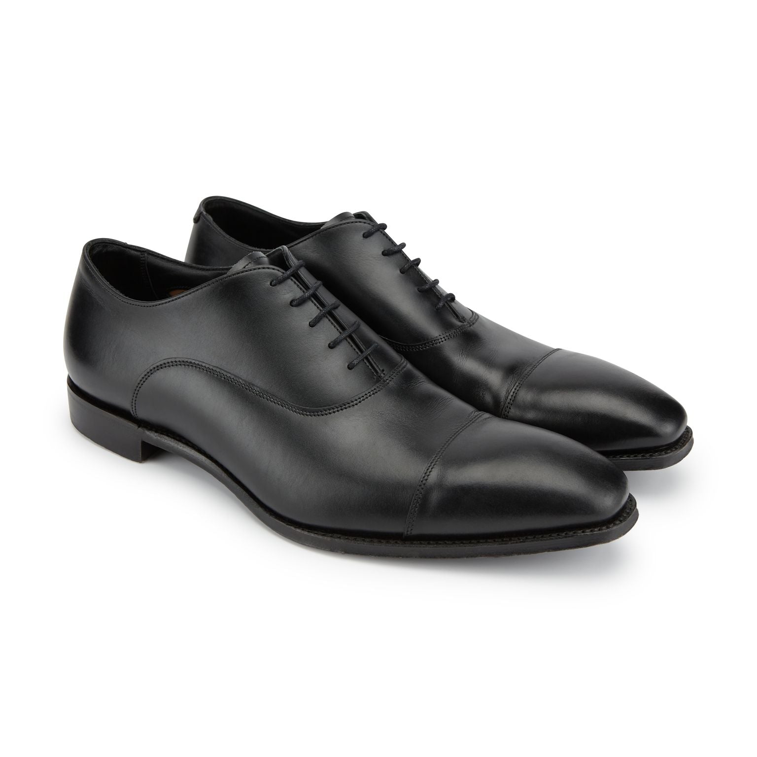 Premium Sullivan Oxford Shoes for Men - Classic Black Leather Dress Shoes for Business & Formal Occasions