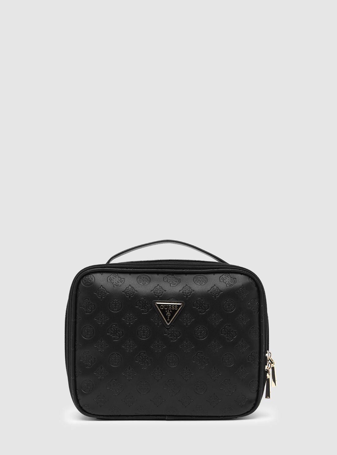 Wilder Black Logo Cosmetic Organizer Case - Travel Makeup Bag for Women, Perfect for Home & On-The-Go Beauty Storage
