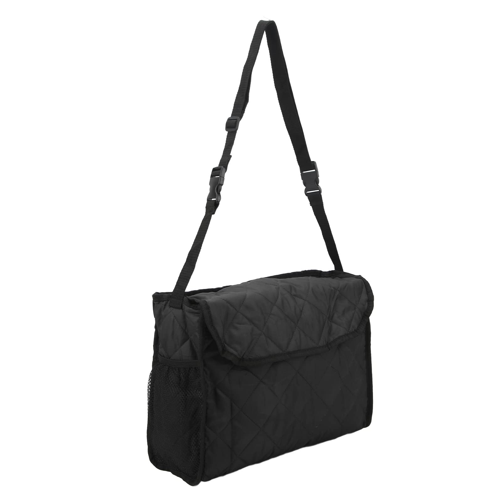 Wheelchair Backpack Storage Bag - Waterproof Hanging Pouch for Mobility Scooters, Walkers & Trolleys (Black) | Convenient Organizer for Daily Essentials, Shopping & Outdoor Activities