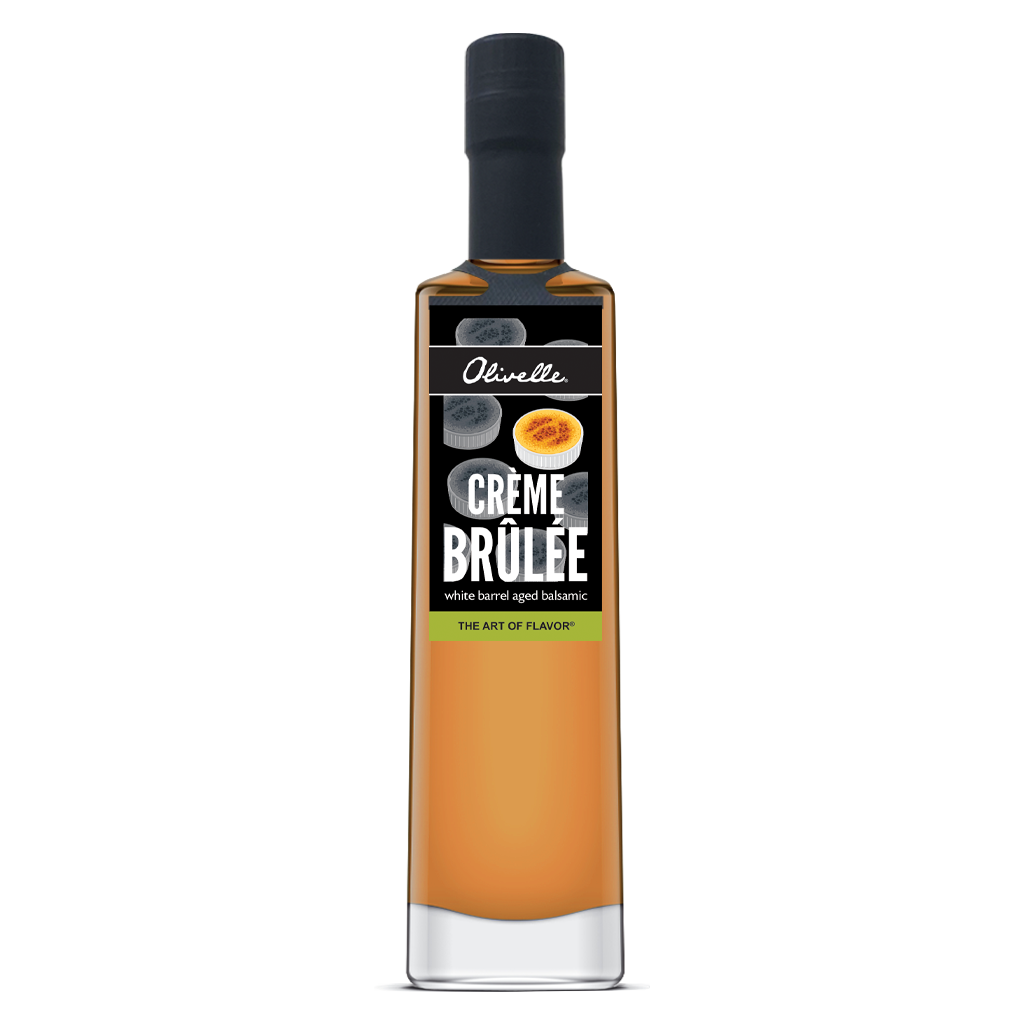 Premium White Barrel Aged Balsamic Vinegar for Creme Brulee | Gourmet Dessert Topping & Salad Dressing | Perfect for Baking, Cooking & Gift Giving